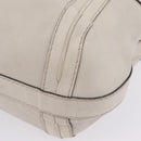 GUCCI GG Marmont Shoulder Bag Leather 2way White Gold 247185 Auth 201371A-18