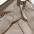 GUCCI GG Marmont Shoulder Bag Leather 2way White Gold 247185 Auth 201371A-28