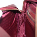 CARTIER Must Line Shoulder Bag Leather Bordeaux Gold Auth 201374-23