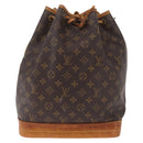 LOUIS VUITTON Monogram Noe Shoulder Bag M42224 LV Auth 201380-2