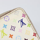 LOUIS VUITTON Monogram Multicolor Zippy Coin Purse White M93741 LV Auth 201382-7