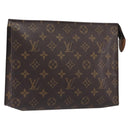 LOUIS VUITTON Monogram Poche Toilette 26 Pouch M47542 LV Auth 201386-1