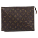 LOUIS VUITTON Monogram Poche Toilette 26 Pouch M47542 LV Auth 201386-13