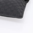 GUCCI GG Canvas Shoulder Bag Black Silver 27639 Auth 201392A-10