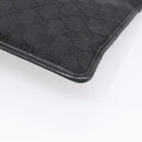 GUCCI GG Canvas Shoulder Bag Black Silver 27639 Auth 201392A-12