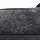 GUCCI GG Canvas Shoulder Bag Black Silver 27639 Auth 201392A-14