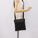 GUCCI GG Canvas Shoulder Bag Black Silver 27639 Auth 201392A-24