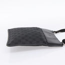 GUCCI GG Canvas Shoulder Bag Black Silver 27639 Auth 201392A-5