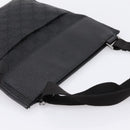 GUCCI GG Canvas Shoulder Bag Black Silver 27639 Auth 201392A-6