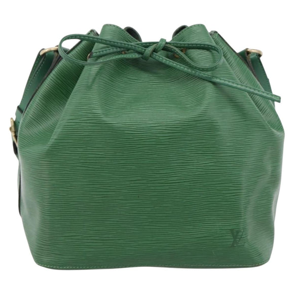 LOUIS VUITTON Epi Petit Noe Shoulder Bag Green M44104 LV Auth 201395V