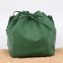 LOUIS VUITTON Epi Petit Noe Shoulder Bag Green M44104 LV Auth 201395V-12
