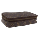 LOUIS VUITTON Monogram Pochette Monte Carlo Jewelry Box M47350 LV Auth 201397A-1