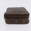 LOUIS VUITTON Monogram Pochette Monte Carlo Jewelry Box M47350 LV Auth 201397A-4