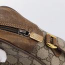 GUCCI GG Supreme Web Sherry Line Shoulder Bag PVC Beige 56 02 005 Auth 201400-14