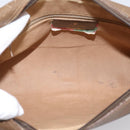 GUCCI GG Supreme Web Sherry Line Shoulder Bag PVC Beige 56 02 005 Auth 201400-16