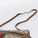 GUCCI GG Supreme Web Sherry Line Shoulder Bag PVC Beige 56 02 005 Auth 201400-8