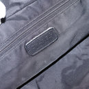 CHANEL New Travel Line Hand Bag Canvas Black Silver CC Auth 201402A-15