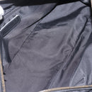 CHANEL New Travel Line Hand Bag Canvas Black Silver CC Auth 201402A-16