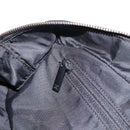CHANEL New Travel Line Hand Bag Canvas Black Silver CC Auth 201402A-19