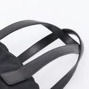 CHANEL New Travel Line Hand Bag Canvas Black Silver CC Auth 201402A-8