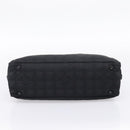 CHANEL New Travel Line Hand Bag Canvas Black Silver CC Auth 201402A-9