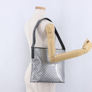 CELINE Macadam Shoulder Bag PVC Leather Silver Black Auth 201404A-27