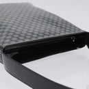 CELINE Macadam Shoulder Bag PVC Leather Silver Black Auth 201404A-8