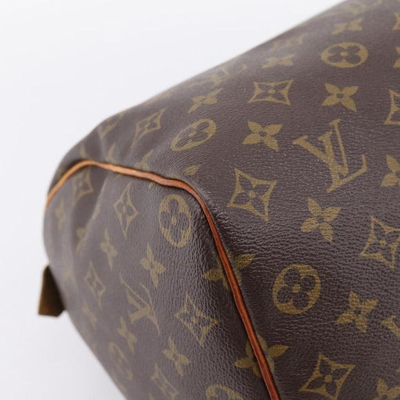 LOUIS VUITTON Monogram Speedy 35 Hand Bag M41524 LV Auth 201407A