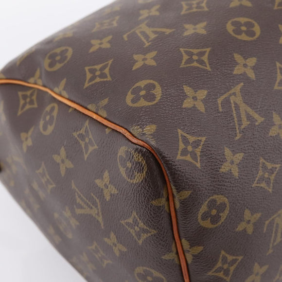 LOUIS VUITTON Monogram Speedy 35 Hand Bag M41524 LV Auth 201407A