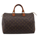 LOUIS VUITTON Monogram Speedy 35 Hand Bag M41524 LV Auth 201407A-13