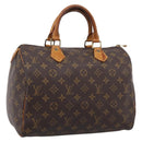 LOUIS VUITTON Monogram Speedy 30 Hand Bag M41526 LV Auth 201410-1