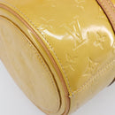 LOUIS VUITTON Monogram Vernis Bedford Hand Bag Beige M91006 LV Auth 201414-11