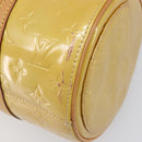 LOUIS VUITTON Monogram Vernis Bedford Hand Bag Beige M91006 LV Auth 201414-12