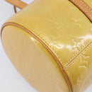 LOUIS VUITTON Monogram Vernis Bedford Hand Bag Beige M91006 LV Auth 201414-13