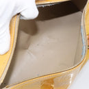 LOUIS VUITTON Monogram Vernis Bedford Hand Bag Beige M91006 LV Auth 201414-19