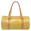 LOUIS VUITTON Monogram Vernis Bedford Hand Bag Beige M91006 LV Auth 201414-2