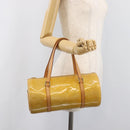 LOUIS VUITTON Monogram Vernis Bedford Hand Bag Beige M91006 LV Auth 201414-23