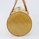 LOUIS VUITTON Monogram Vernis Bedford Hand Bag Beige M91006 LV Auth 201414-4