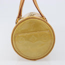 LOUIS VUITTON Monogram Vernis Bedford Hand Bag Beige M91006 LV Auth 201414-5