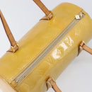 LOUIS VUITTON Monogram Vernis Bedford Hand Bag Beige M91006 LV Auth 201414-6