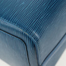LOUIS VUITTON Epi Speedy 35 Hand Bag Toledo Blue M42995 LV Auth 201415V-16