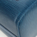 LOUIS VUITTON Epi Speedy 35 Hand Bag Toledo Blue M42995 LV Auth 201415V-17