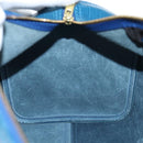 LOUIS VUITTON Epi Speedy 35 Hand Bag Toledo Blue M42995 LV Auth 201415V-22
