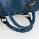 LOUIS VUITTON Epi Speedy 35 Hand Bag Toledo Blue M42995 LV Auth 201415V-7