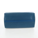 LOUIS VUITTON Epi Speedy 35 Hand Bag Toledo Blue M42995 LV Auth 201415V-5