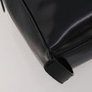 GUCCI Backpack Patent Black Silver Auth 201416-16