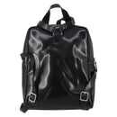 GUCCI Backpack Patent Black Silver Auth 201416-2