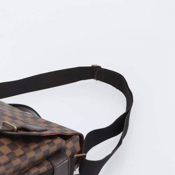 LOUIS VUITTON Damier Ebene Broadway Shoulder Bag N42270 LV Auth 201417