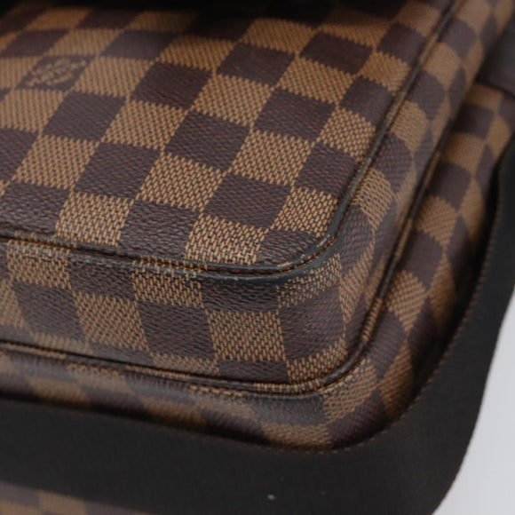 LOUIS VUITTON Damier Ebene Broadway Shoulder Bag N42270 LV Auth 201417