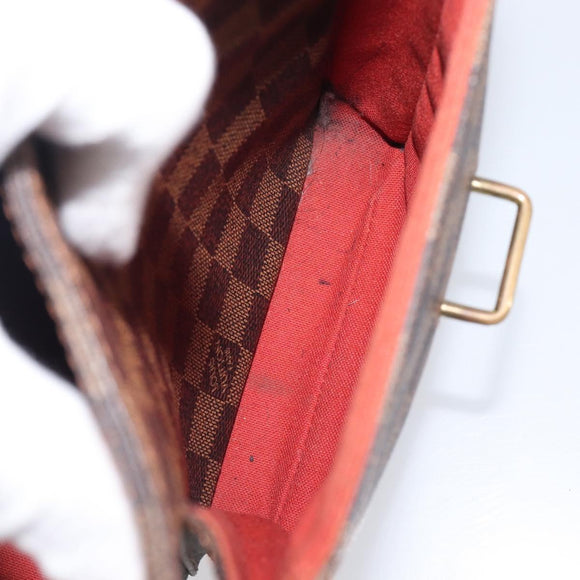 LOUIS VUITTON Damier Ebene Broadway Shoulder Bag N42270 LV Auth 201417